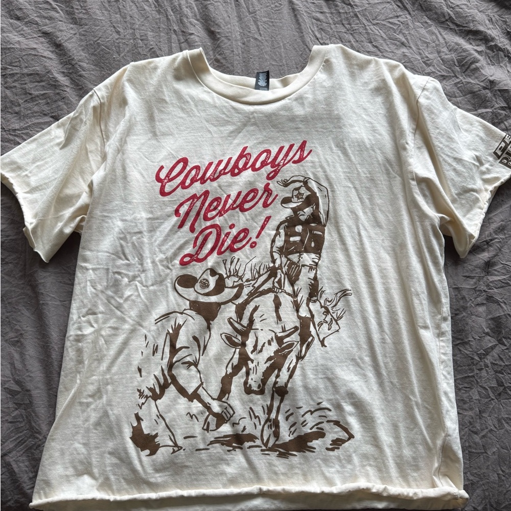 Cowboys Never Die Cream T-Shirt